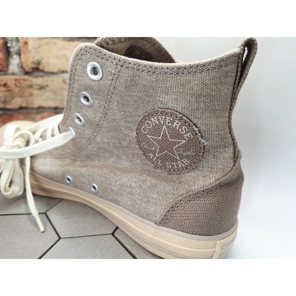Converse‎ Chuck Taylor Hi Beige Cargo Mud A09123C Men Sz 11.5 Garden Club Rare